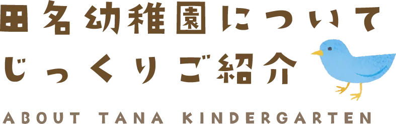 田名幼稚園についてじっくりご紹介